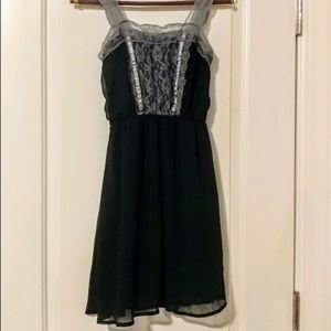 Flirty Black Xhileration Mini-dress